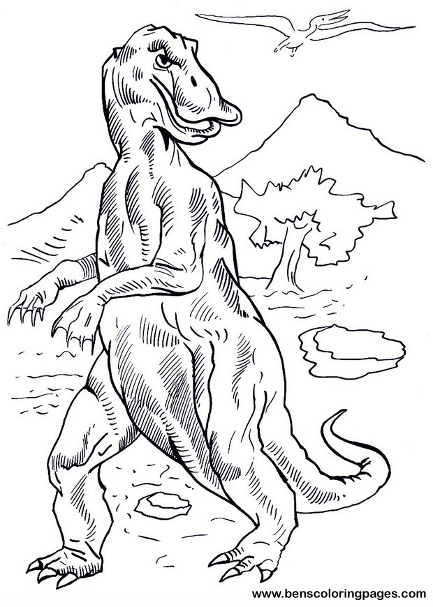 Anathosaurs coloring page for kids