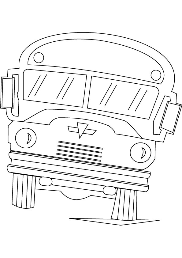 autobus coloring picture