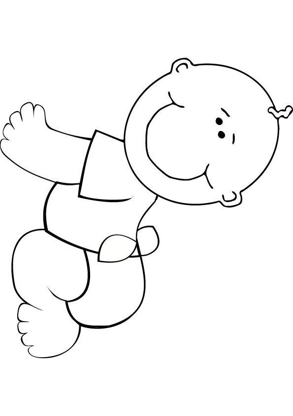 baby coloring picture