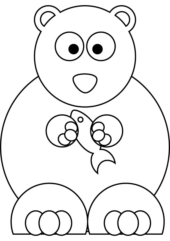 bears coloring picture