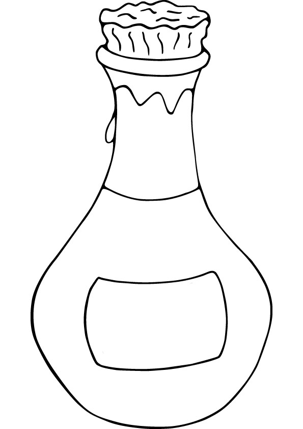 message in a bottle coloring picture