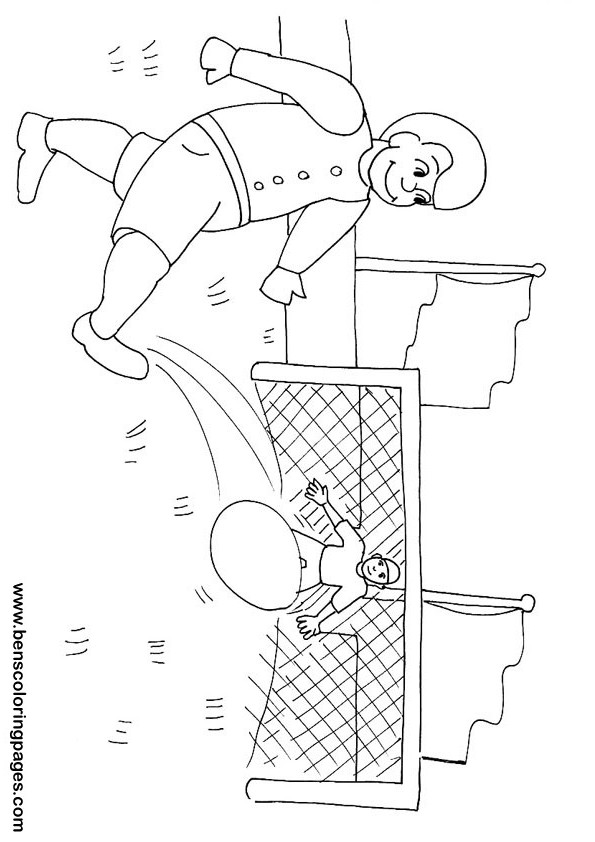 Printable football coloring page