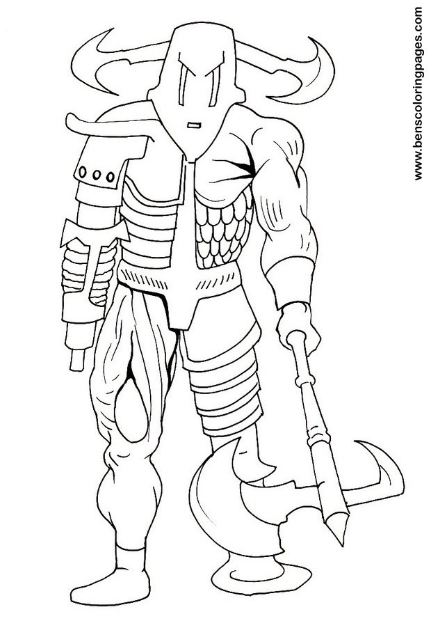 cyborg coloring sheet