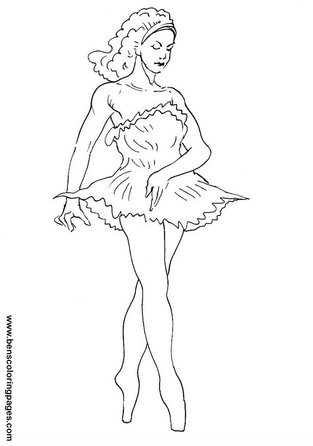dance coloring sheet