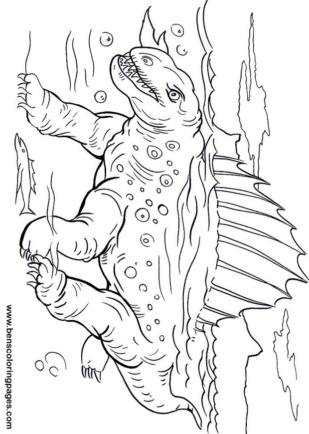 Dimetrodon dinosaurs for kids