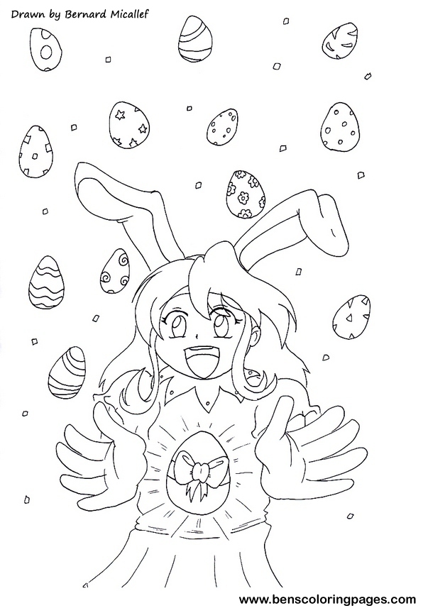 special easter coloring pages for kid