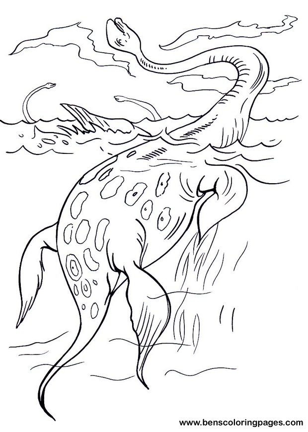 Elasmosaurus dinosaurs for kids