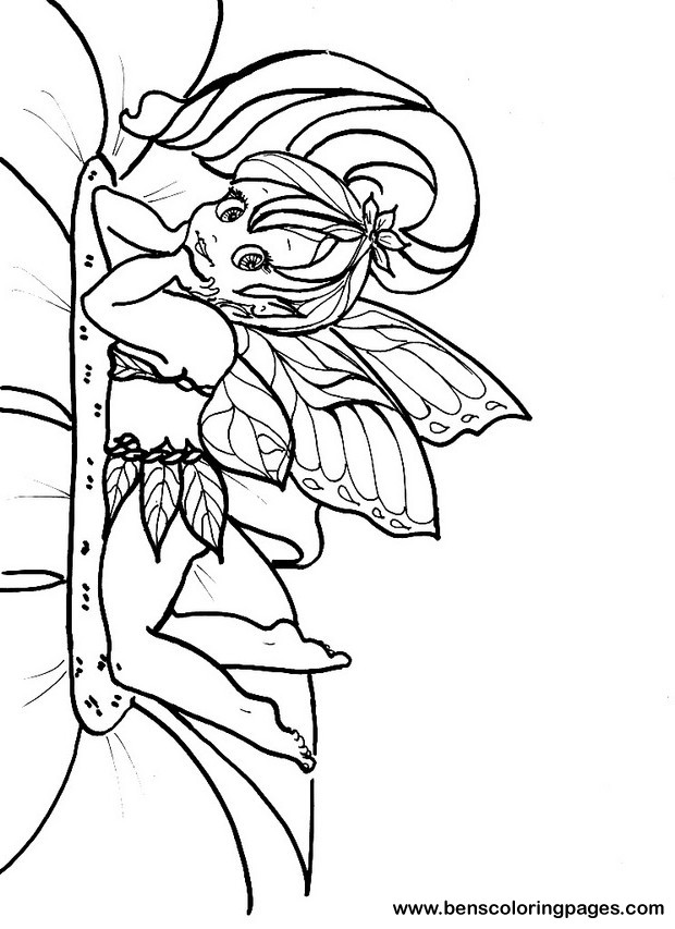 fairy coloring pages