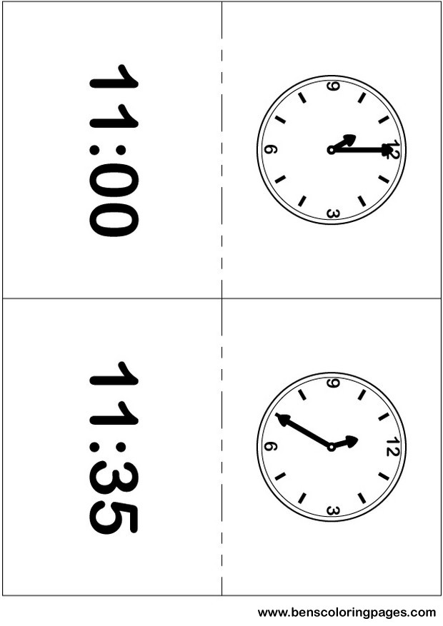 the clock