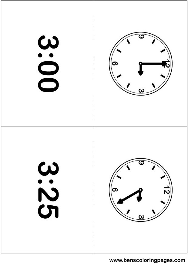 the clock