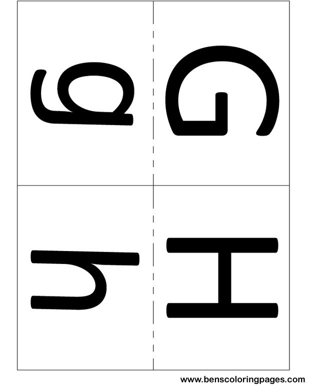 letters g and h