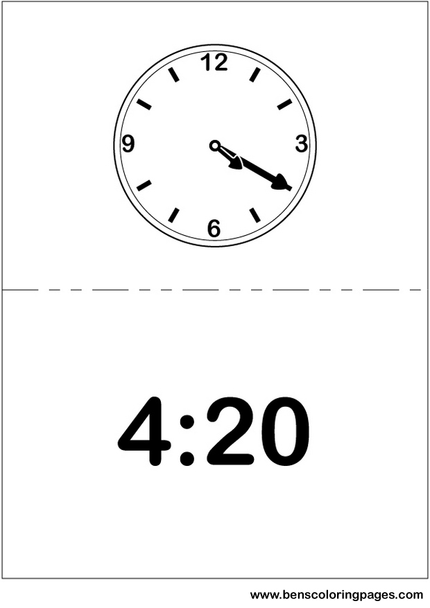 twenty past clock