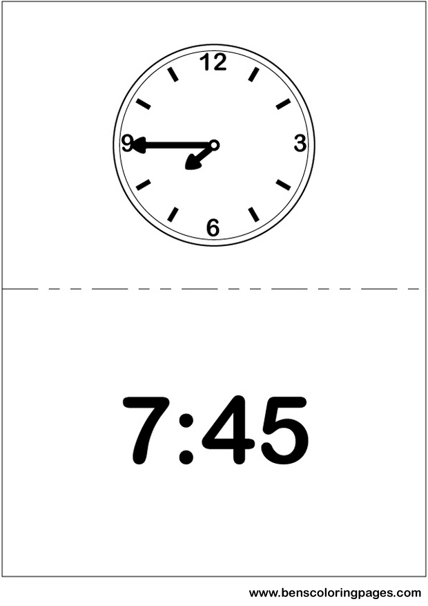 quarter to clock
