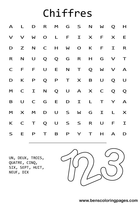french numbers
