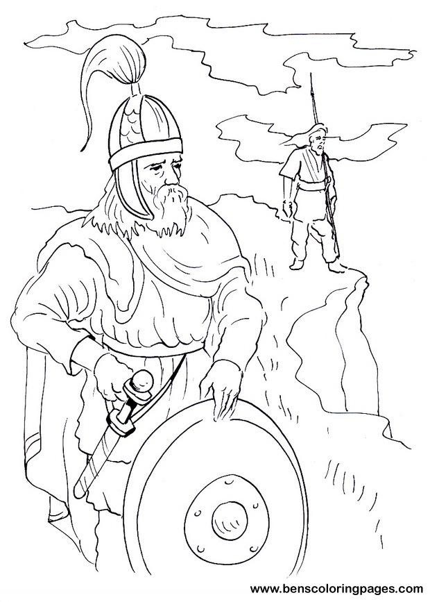 Gothic warrior coloring page for free