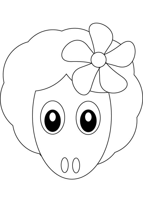 download little lamb drawing