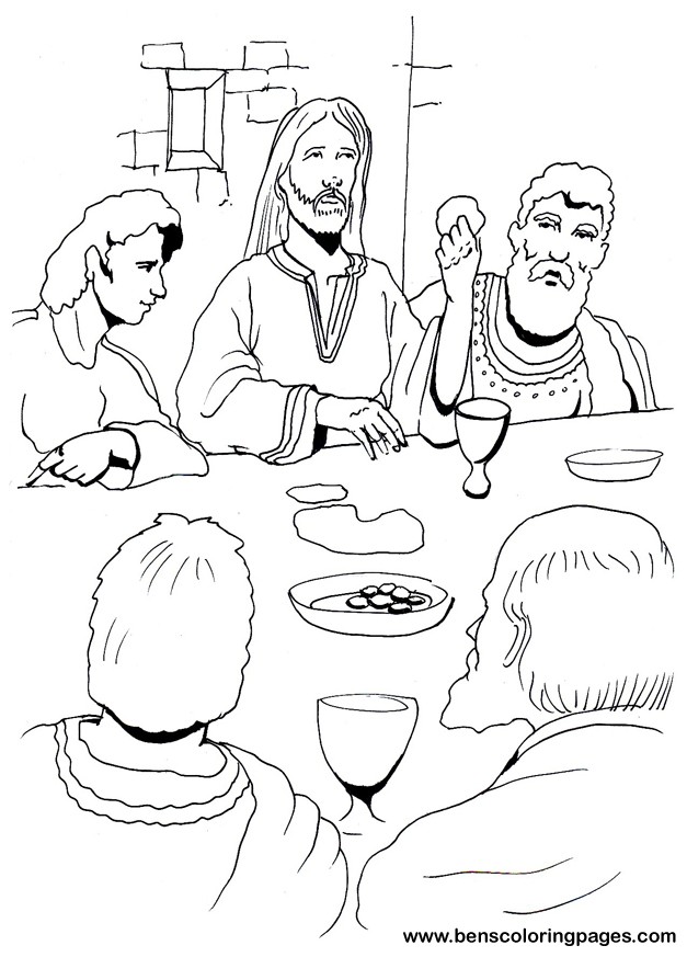 the last supper bible picture