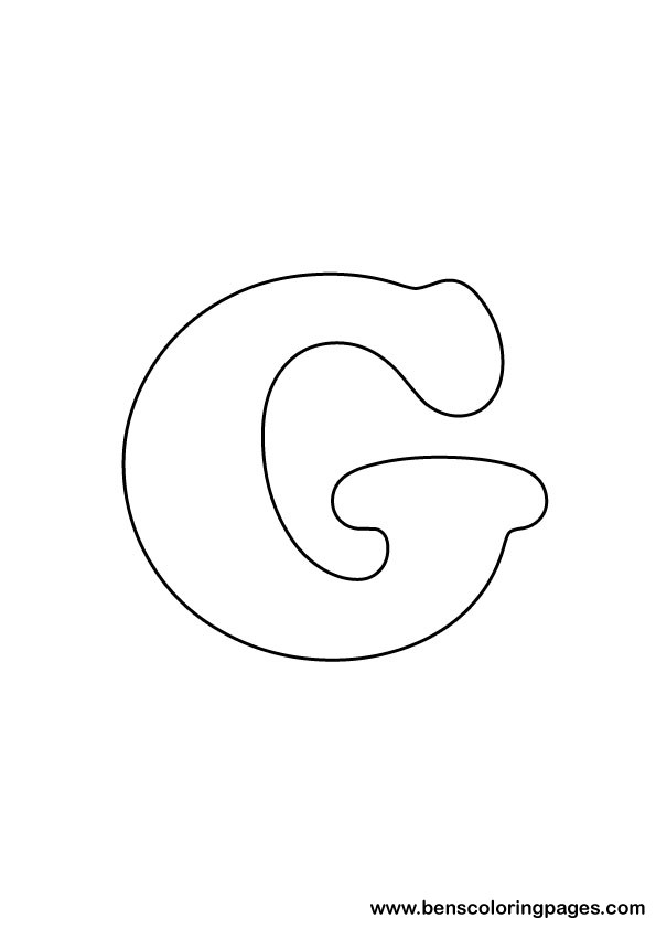 download letter G drawing