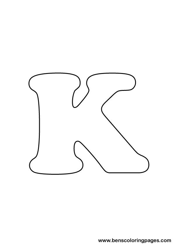 download letter K drawing