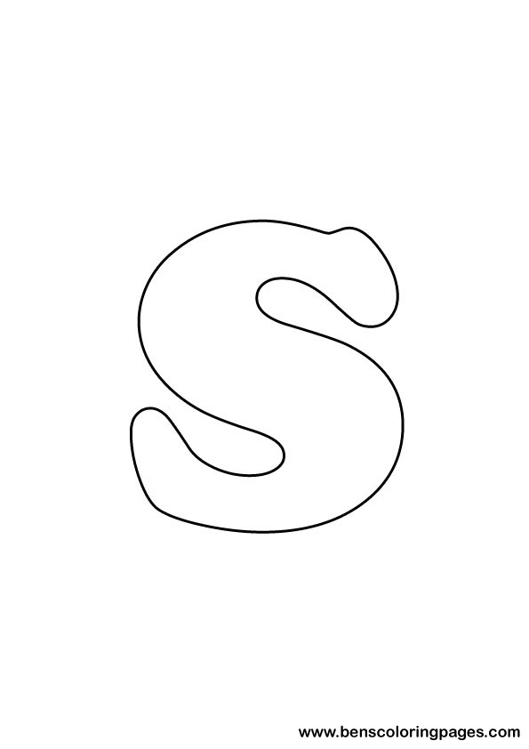download letter S drawing