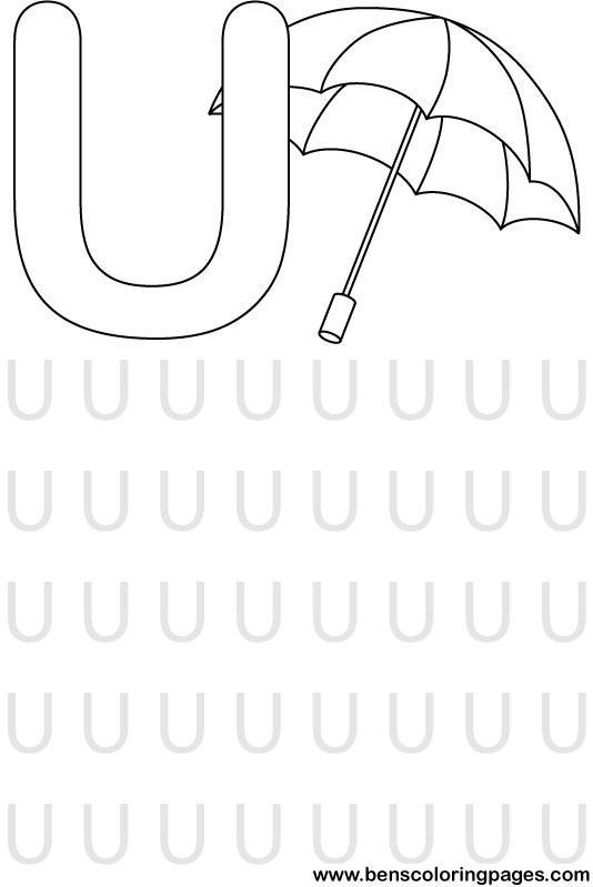 alphabet coloring picture for school