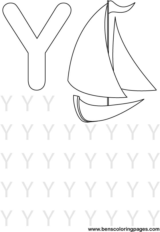 alphabet coloring picture for school