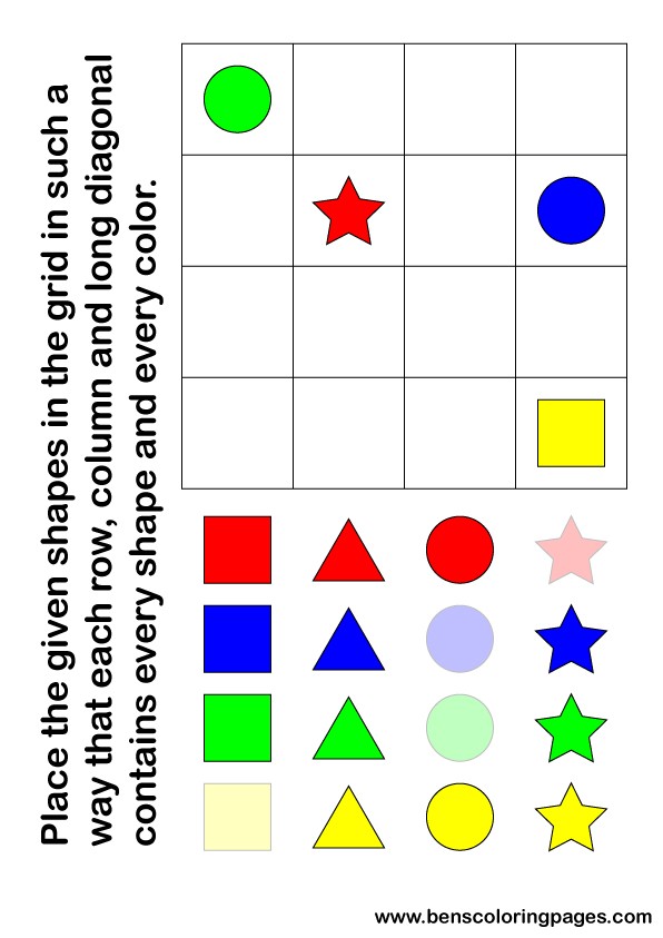 Printable brain teaser for kids and adults