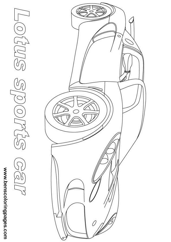 Printable Lotus coloring page