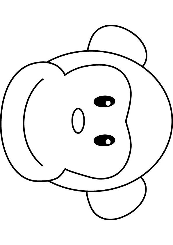 Bongo Monkey drawing page