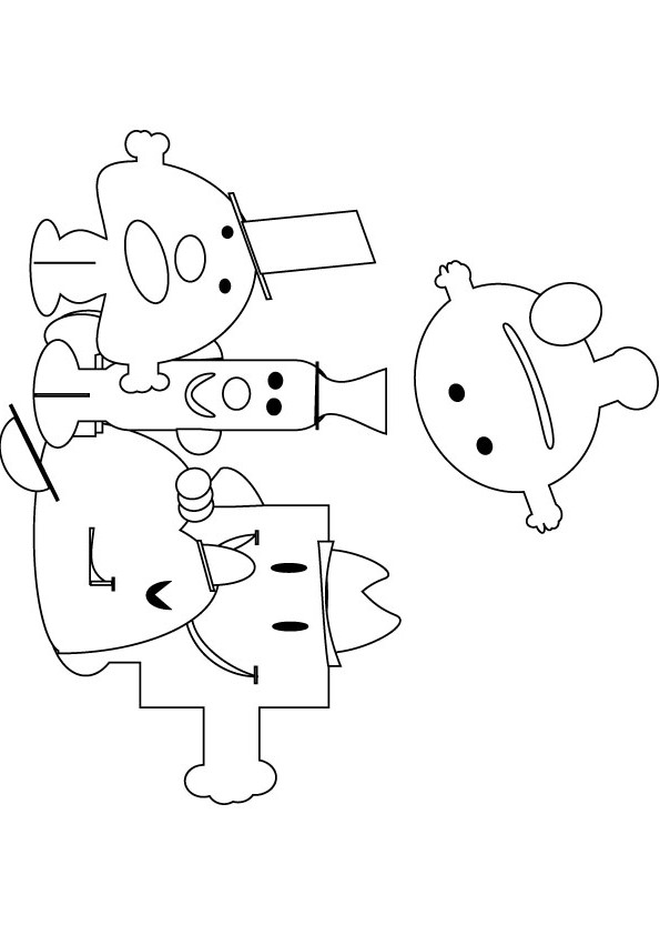 Mr men coloring book