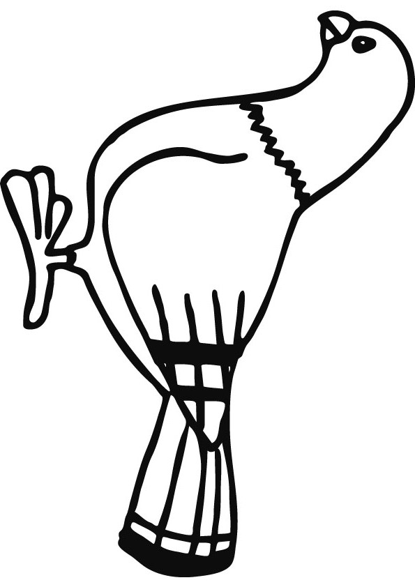 Pigeon coloring page for kids