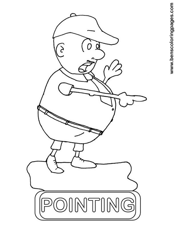 pointing picture