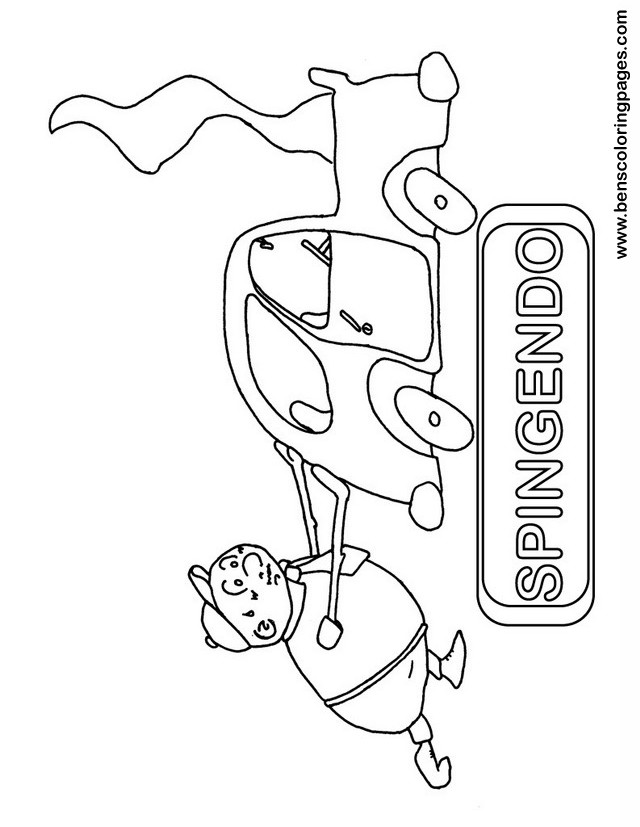 spingendo coloring pages