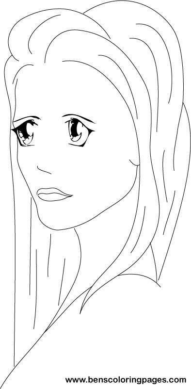lady rapunzel coloring pages