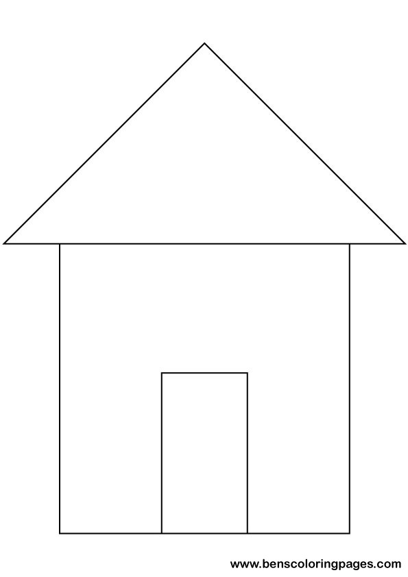 geometrical shapes educational worksheet for school