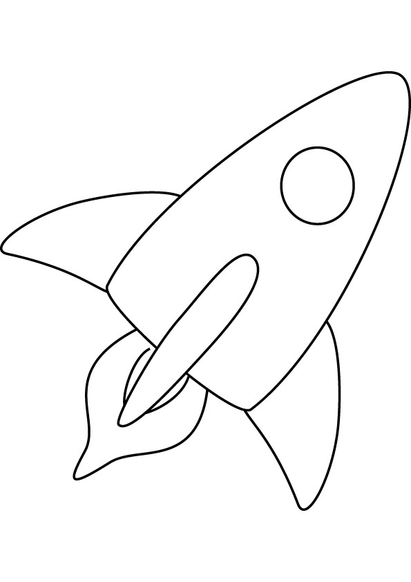 Space shuttle coloring page
