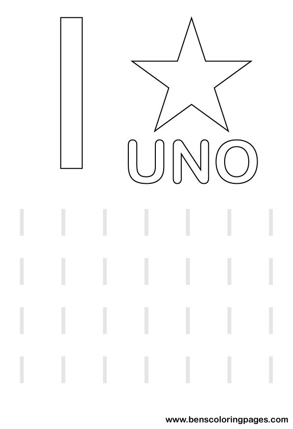 number one writing in spanish