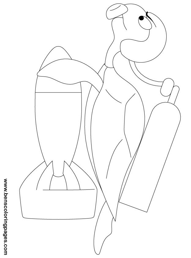 turtle coloring page