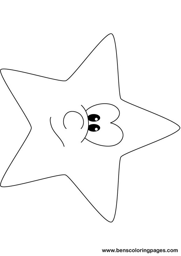 star coloring pages