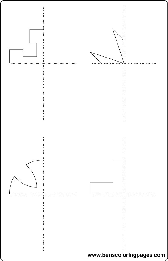 symmetry mathematics free printout