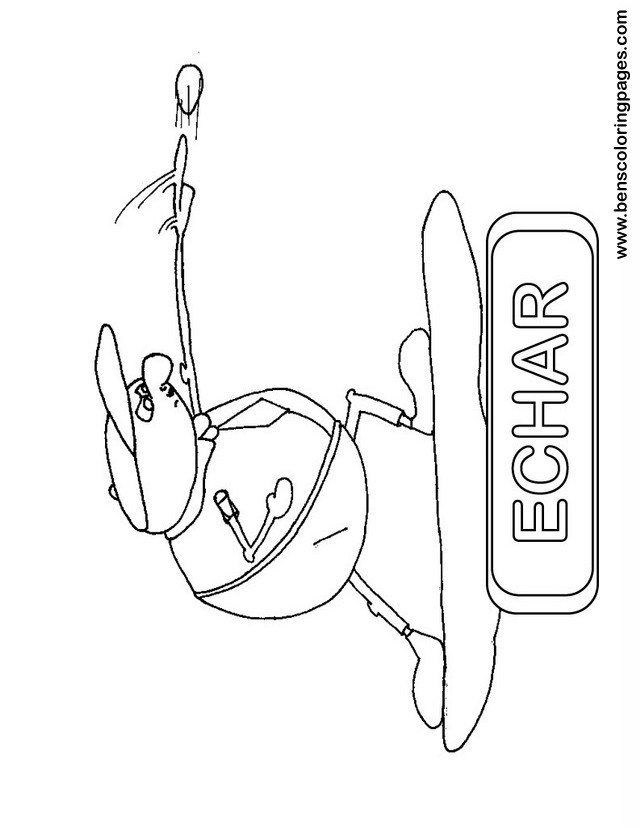 echar coloring picture