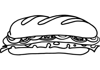 Baguette drawing book