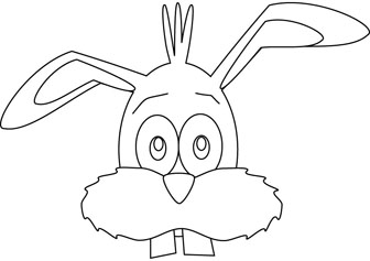 bunny face drawing books