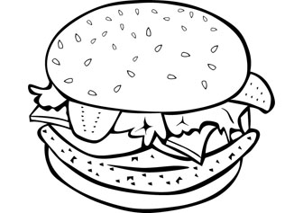 burger drawing books