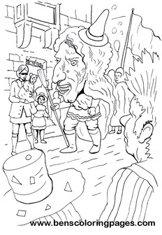 carnival printable coloring pages