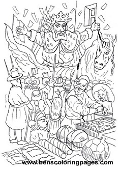 carnival picture printable coloring pages