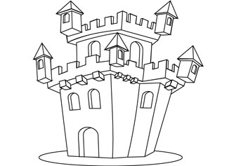 castles drawing books