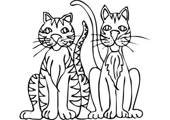 free cats drawing books