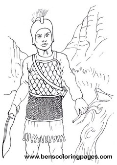 Celt iberian infantry warrior children coloring pages