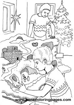 christmas crib scene picture